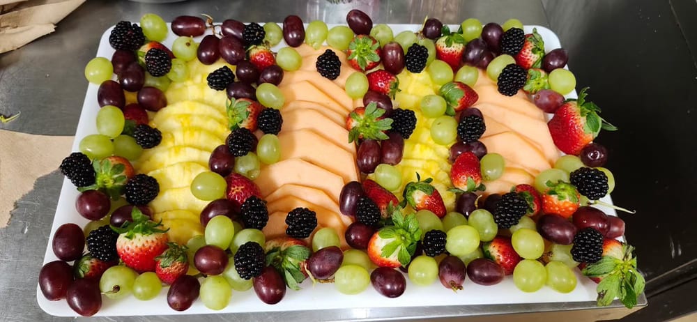 Seasonal fresh fruit platter